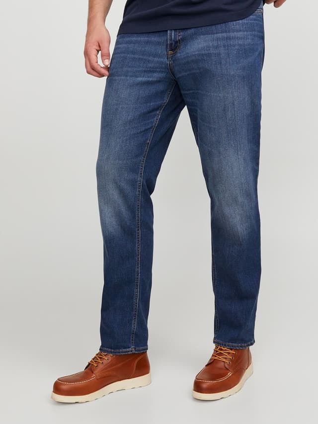 Detalle de JACK & JONES Jeans Slim Uomo blue stone washed