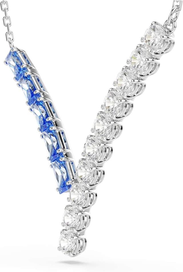 Detalle 1 de Swarovski Matrix Kollektion Blau Rhodiniert