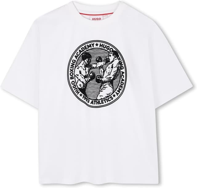 Detalle de HUGO G00439 T-shirt 100% cotone