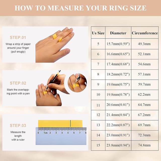 Detalle de OreilleStar Cross Spinner Anxiety Ring for Women (Stainless Steel Fidget Ring), US Sizes 5–10