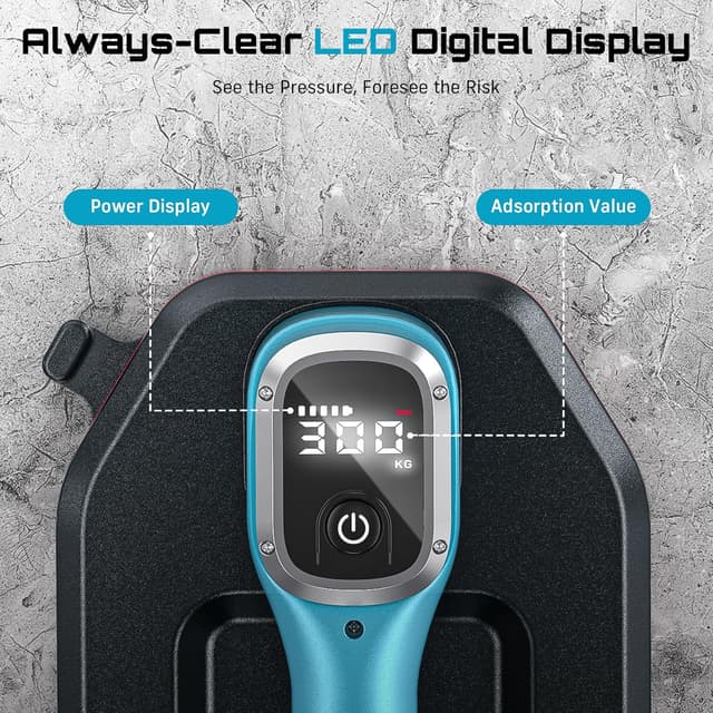 Detalle 1 de SEESII Akku Saugheber für Fliesen 300 kg