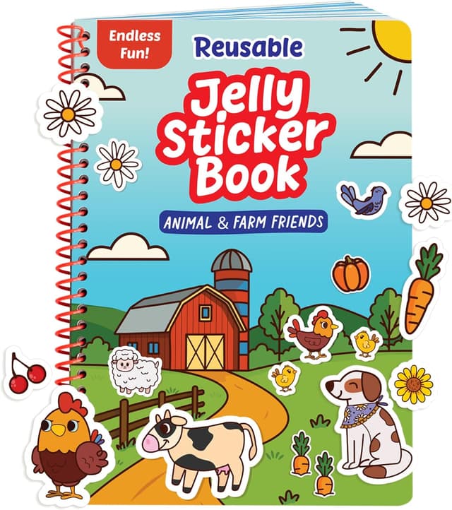 Detalle de Creative Kiddos Reusable Sticker Book 50