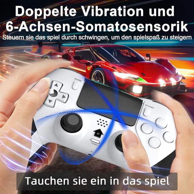Thumbnail 2 de Shiptree Wireless Controller PS4 Gamepad mit Gyro und Turbo