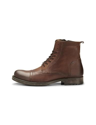Thumbnail 1 de JACK & JONES Jfwrussel Leather Cognac botas motero 41 EU 👞