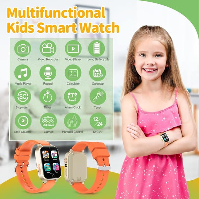 Detalle de YEDASAH montre connectée enfant 26 jeux