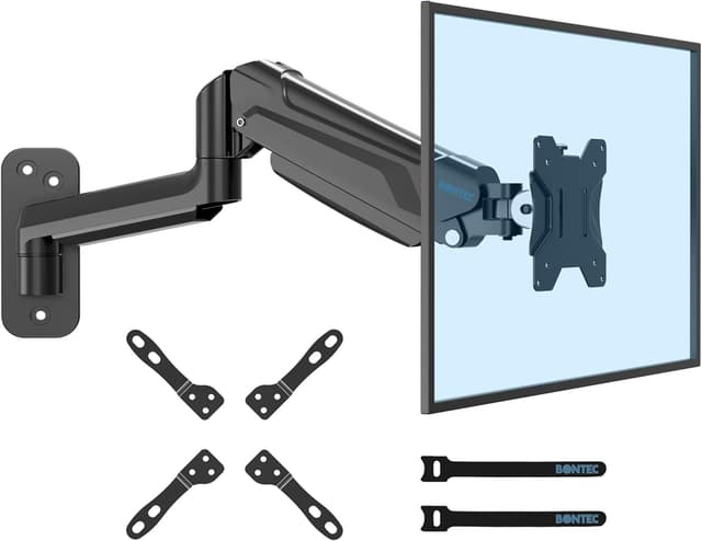 Detalle de BONTEC Monitor Arm Wall Mount 13-42 Inch 9kg
