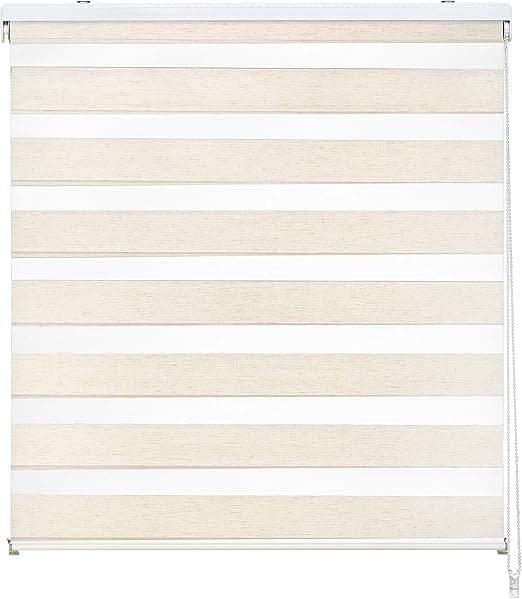 Imagen de Easydeco Estor Enrollable Noche y Día, Lino 135x250cm 🌙☀ en OfertitasTOP