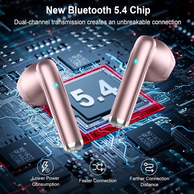 Detalle de Wireless Earbuds Bluetooth 5.4 30H
