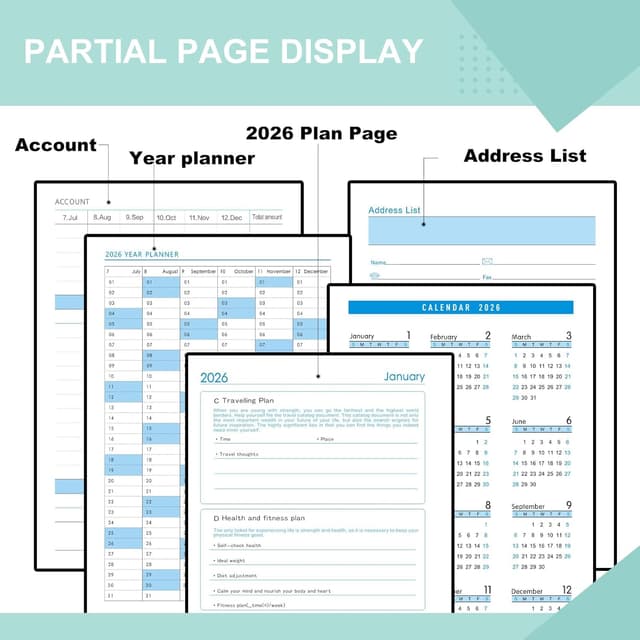 Thumbnail 6 de Agenda 2026 A5 giornaliera, 1 pagina al giorno
