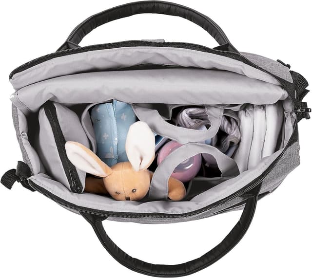 Detalle 1 de Chicco 04079467310000 Sac organizer Pure Black : le sac à langer qui s’organise vraiment
