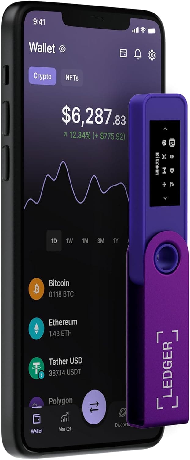 Thumbnail 4 de Ledger Nano S Plus Amatista - Billetera hardware para cripto y NFT 🛡