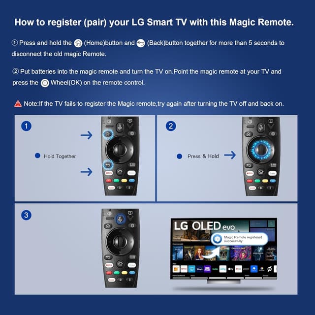 Detalle 2 de LG MR19BA Replacement Smart Remote with Voice 1