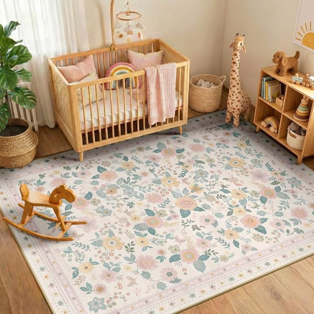 Detalle de INOVADAY tapis 120x180 floral bohème