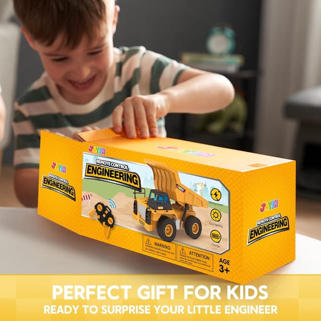 Thumbnail 6 de JOYIN RC-LKW Muldenkipper (2,4 GHz) mit Licht & Sound – ferngesteuerter Kipplaster für Baustellen-Spielspaß