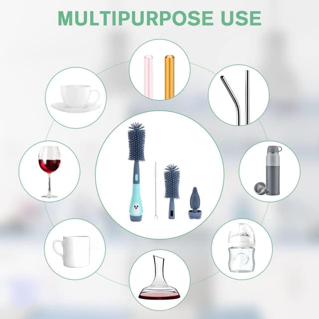 Detalle de Vicloon Baby Bottle Brush 3-in-1 cleaning