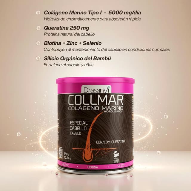 Thumbnail 1 de Drasanvi COLLMAR Colágeno Marino Hidrolizado para Cabellos 🌟