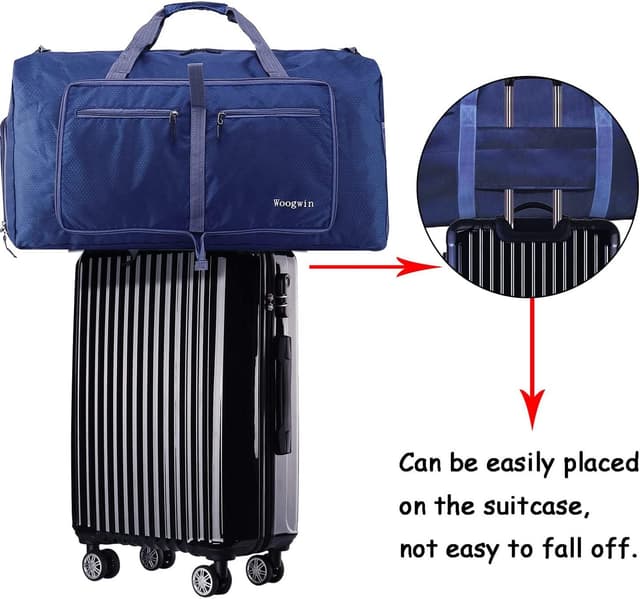 Detalle de ehsbuy 60L Reisetasche faltbar mit Schuhfach