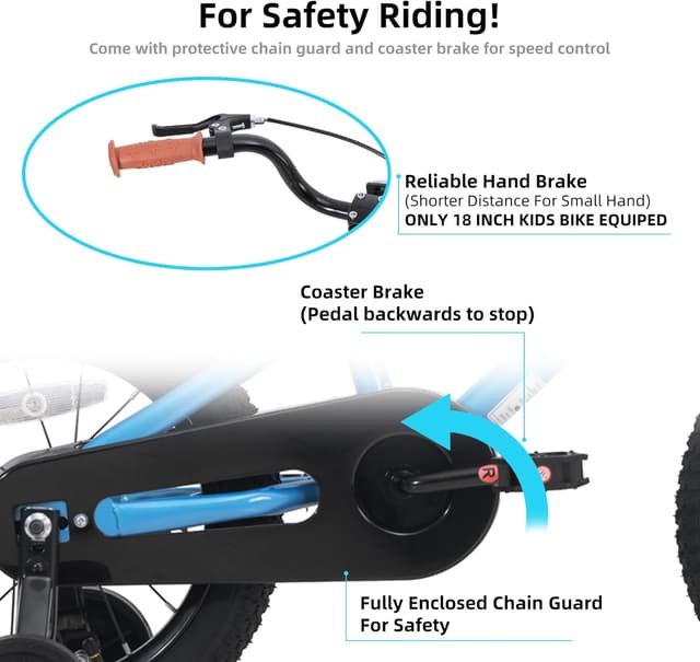Thumbnail 2 de JOYSTAR Kids Bike 12-20 Inch with Training Wheels