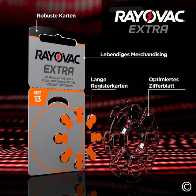 Thumbnail 4 de 80 Rayovac Extra 13 Hörgerätebatterien
