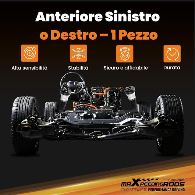 Detalle 2 de maXpeedingrods Ammortizzatore con sospensione pneumatica per Mercedes Classe S W220 (S320/S400) – compatibile AIRMATIC/ADS