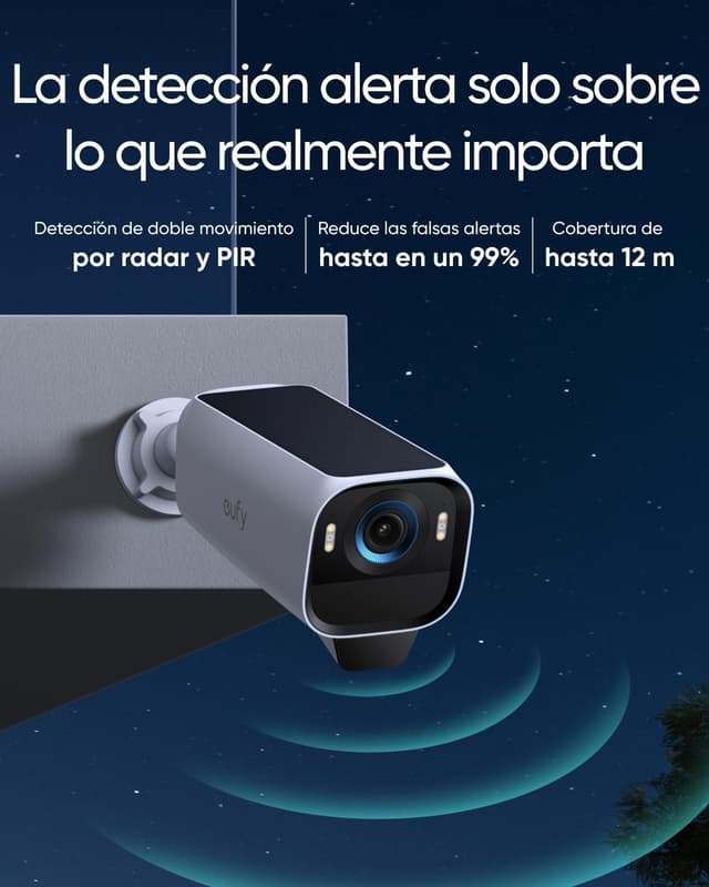 Thumbnail 4 de eufy Security S3 Pro cámara 4K exterior solar