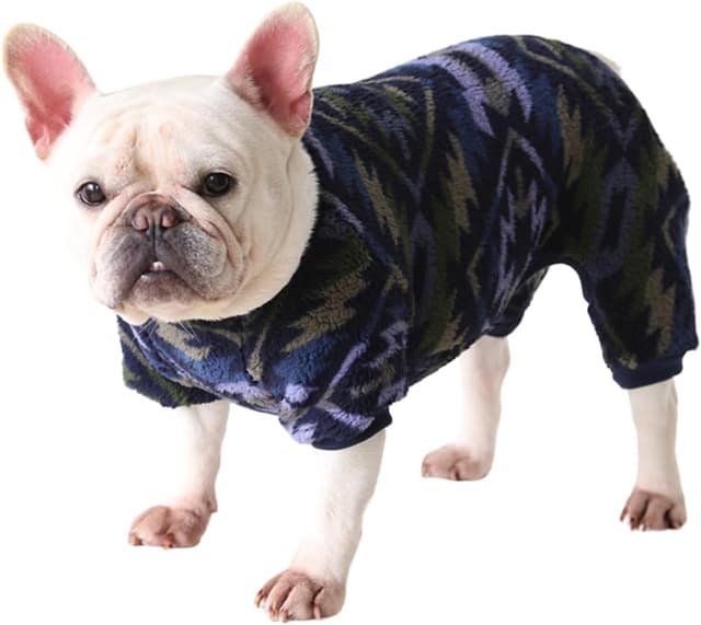 Detalle 2 de BT Bear Dog Pajamas Soft Warm Fleece Jumpsuit (Grey, XL) for small to medium dogs