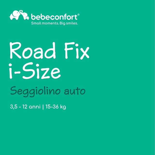 Thumbnail 1 de Bebeconfort Road Fix i-Size Seggiolino auto 15–36 kg, pieghevole e leggero 4,4 kg