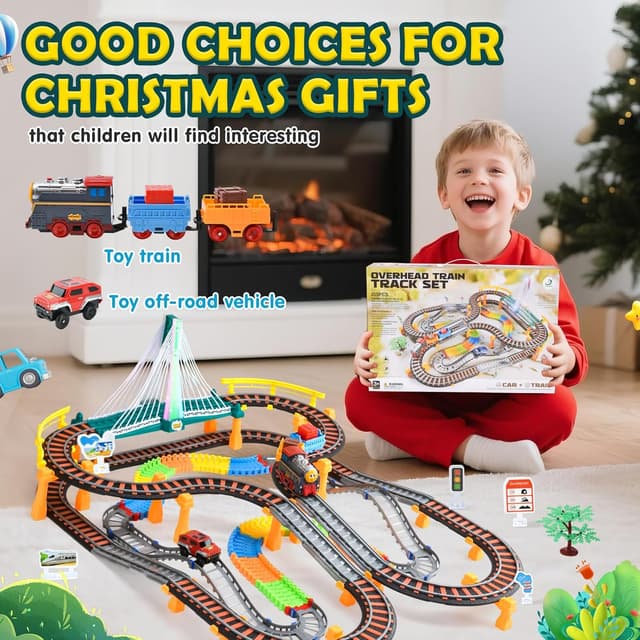 Thumbnail 6 de LTFIOON Trenino Elettrico 215 pezzi 🚂