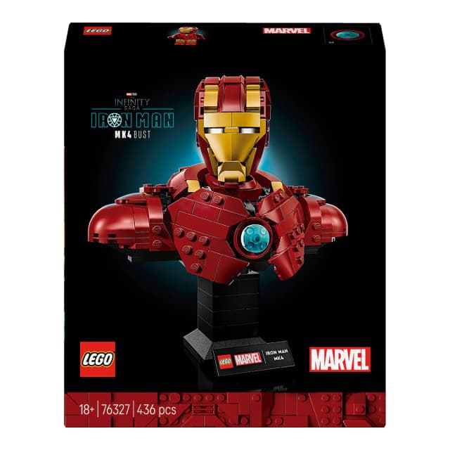 Detalle de Lego 76327 Busto Iron Man MK4 436 piezas (reacond.)