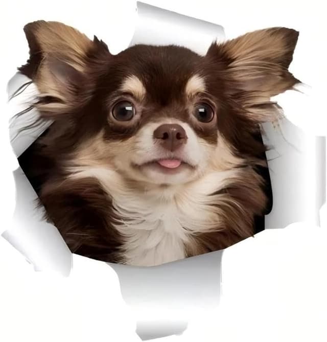 Imagen de Chihuahua Aufkleber 18cm wasserdicht 3D Effekt en OfertitasTOP