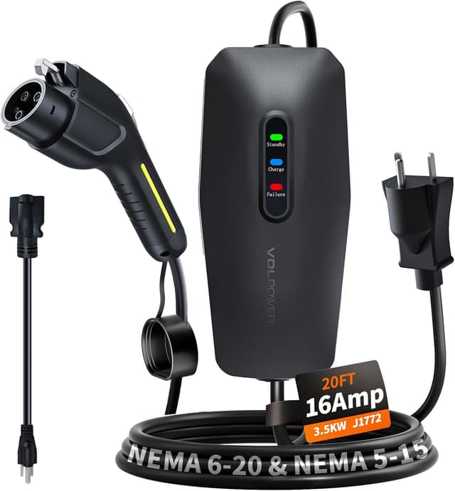 Detalle de VDLPOWERVP Level 1&2 EV Charger 3.5KW