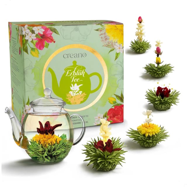 Detalle de Creano Teeblumen Geschenkset Flower Erblühtee