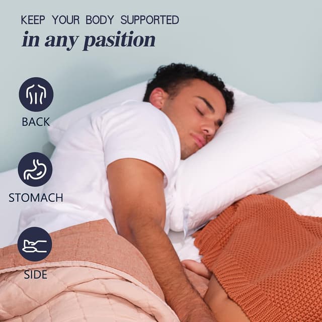 Thumbnail 4 de Nuzzle Adjustable Pillows, 100% Soft & Firm