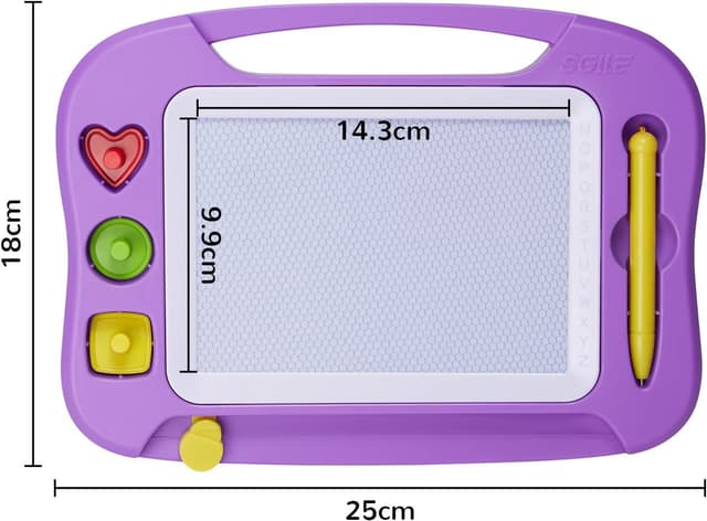 Detalle 2 de SGILE lavagna magnetica per bambini 25 x 18 cm