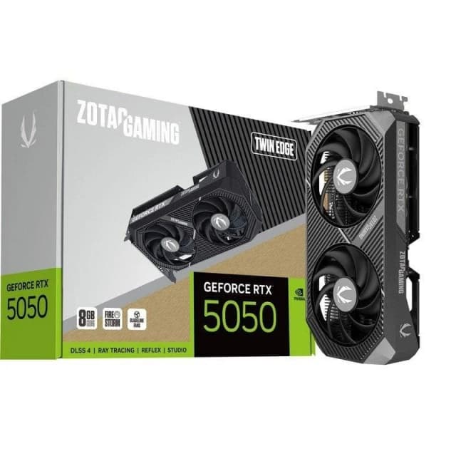 Detalle de Zotac GAMING RTX 5050 8GB para gaming