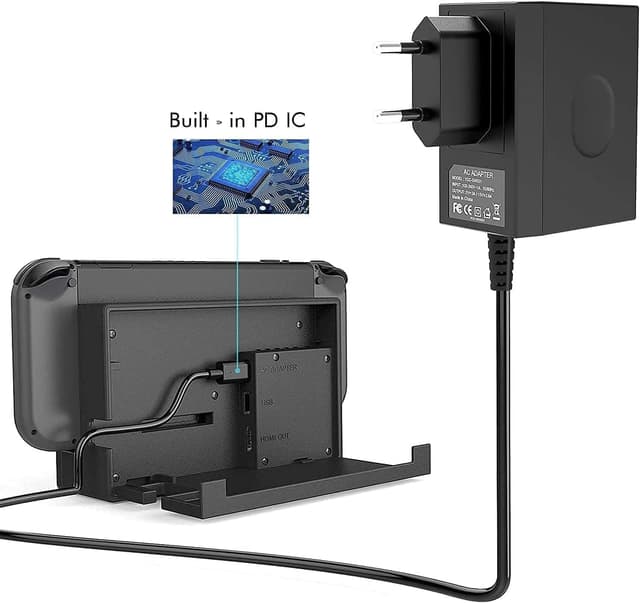 Thumbnail 5 de Nintendo Switch Ladegerät PD 15V 2,6A