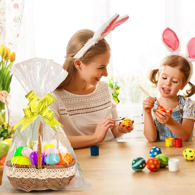 Thumbnail 2 de SAHMVER Large Cellophane Gift Bags 70x52cm