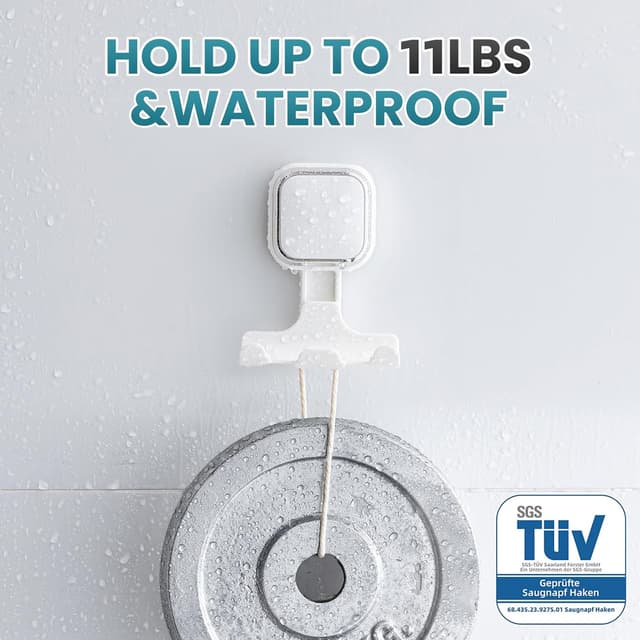 Thumbnail 2 de TAILI 💈 Pack de Ventosas para Maquinilla en Ducha, Impermeable