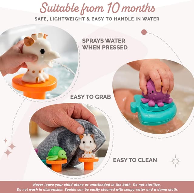 Detalle 1 de Sophie la girafe Bad-Puzzle 1 Spielspaß