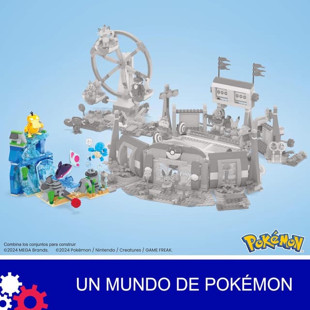 Thumbnail 5 de MEGA Pokémon Aventura Acuática 🌊, set de bloques 319 piezas