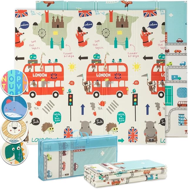 Detalle de Babify Alfombra de Juegos 176×195 cm, 1,5 cm