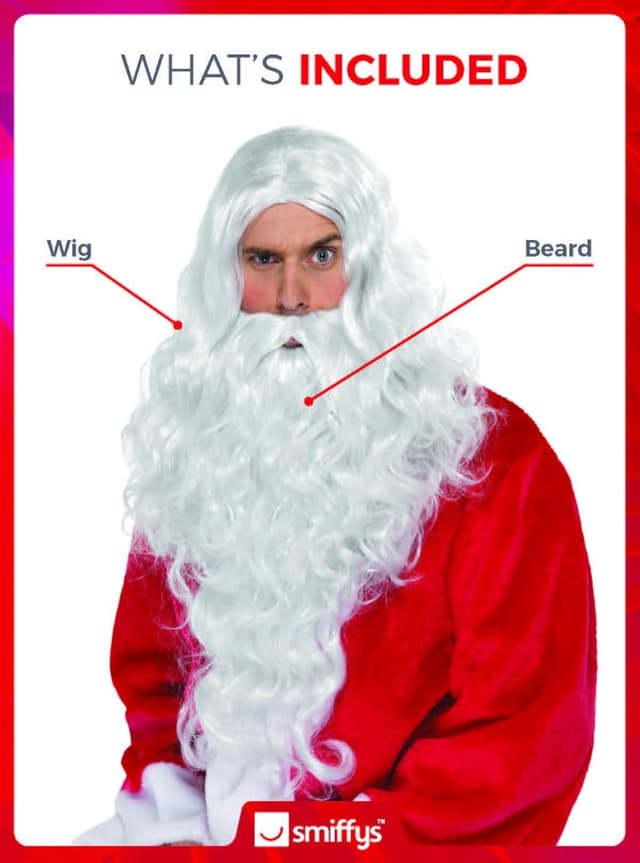 Thumbnail 1 de Smiffy's Kit Babbo Natale Bianco 🎭