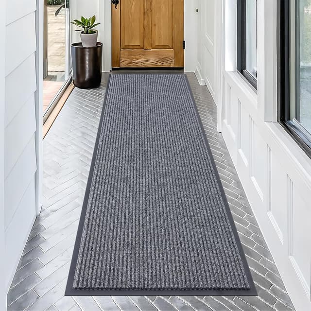 Detalle de OLANLY Front Door Mat 71x23 Grey