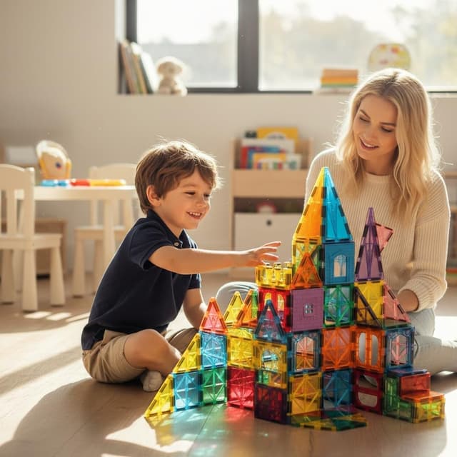 Thumbnail 6 de Anbalulu Magnetic Tiles 100-piece 🧩