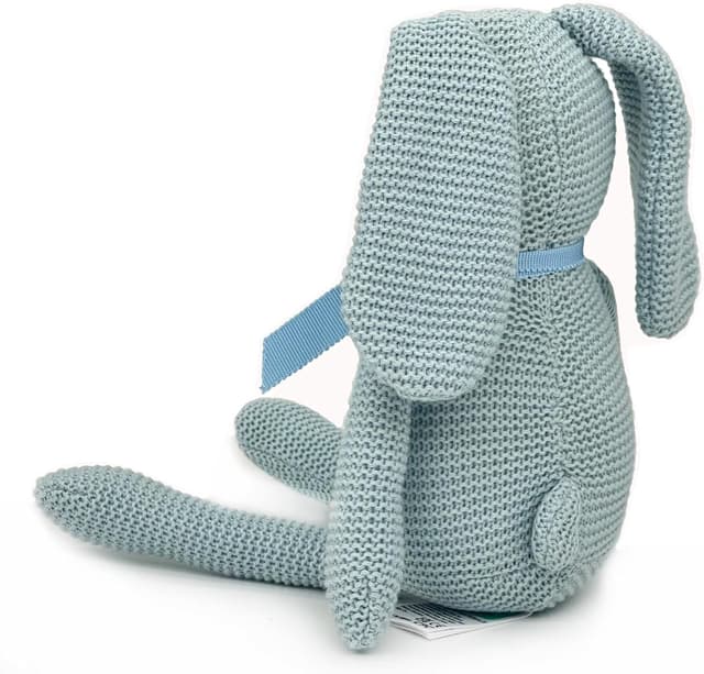 Detalle de FLUFFYFUN Blue Bunny Organic Cotton 7.1" Teddy