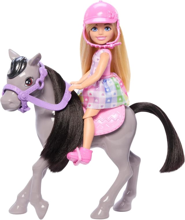 Imagen de Barbie Chelsea e Pony HTK29, set con cavallo en OfertitasTOP