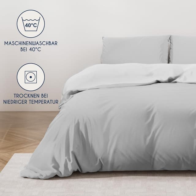 Thumbnail 4 de Dreamzie Bettwäsche-Set 155x220 mit 2 Kissen