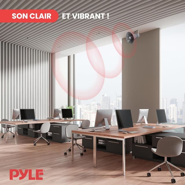 Thumbnail 6 de Pyle Haut-Parleur PA cornet 9,7" 20W