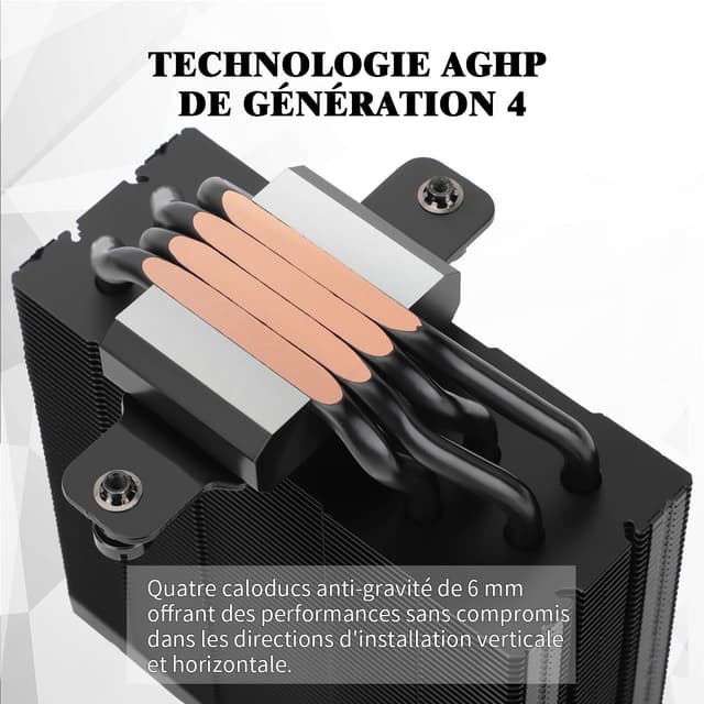 Detalle 2 de TR Assassin Spirit 120 Vision ARGB Nero – dissipatore ad aria per CPU con display IPS 1,54” (AS120 Vision ARGB Black)