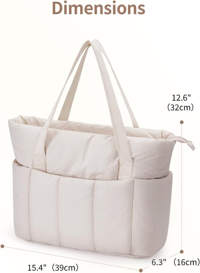 Thumbnail 5 de Narwey Large Puffer Work Tote for Women